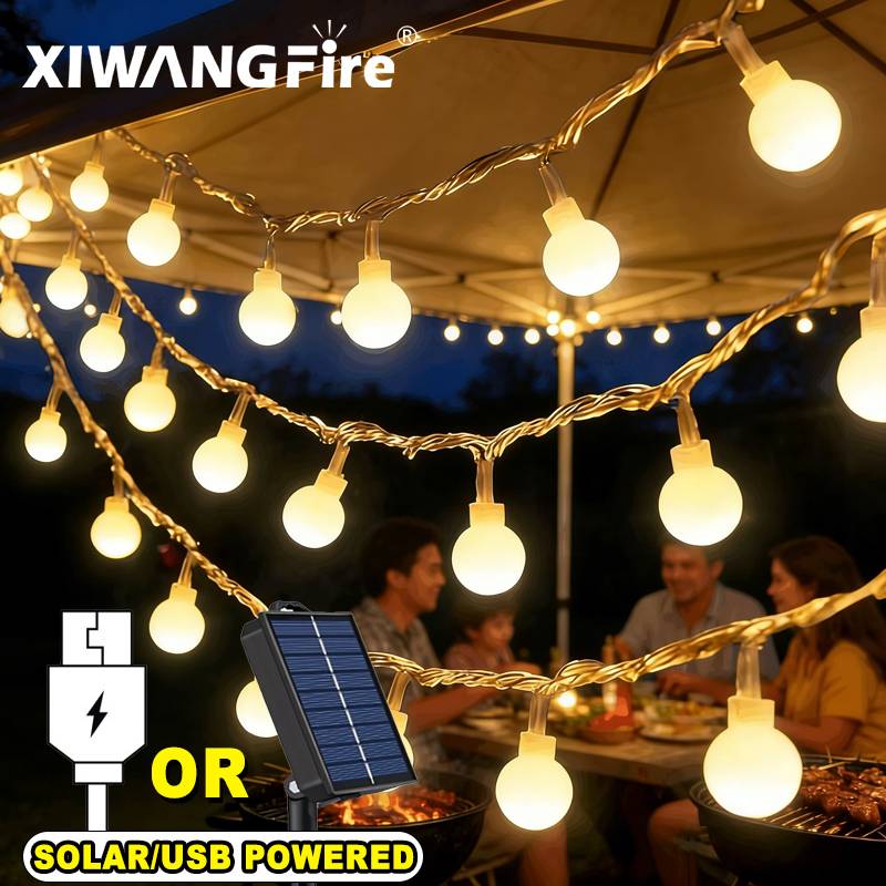 Lighting Wedding Outdoor - Luci a Stringa Solari/USB/a Batteria 3-10M,