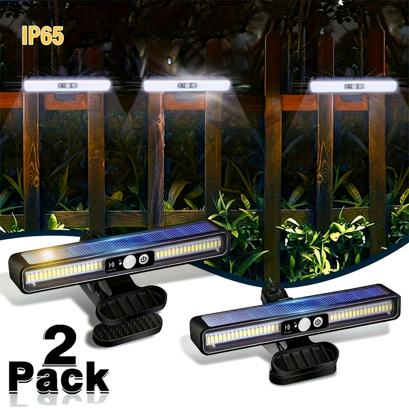 Outdoor Lighting Solar - Luci solari a clip con sensore