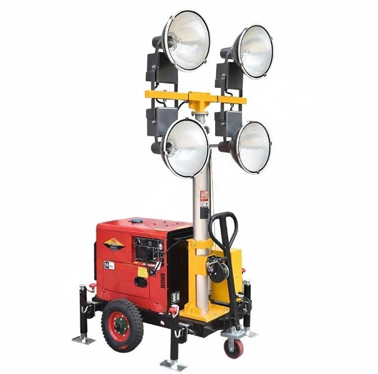 Outdoor Lighting High Quality - Torre di Illuminazione Mobile Portatile di