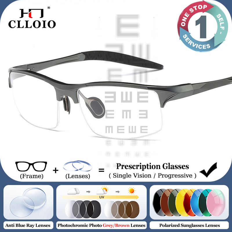 Outdoor Lighting High Quality - CLLOIO Occhiali da Vista in Alluminio