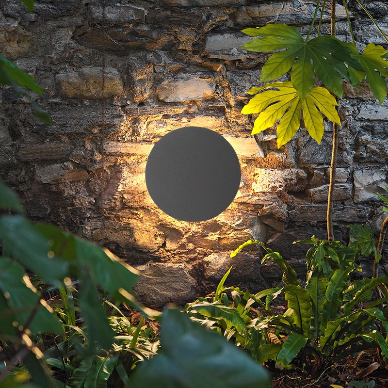 Outdoor Lighting Year Round - TRAZOS Lampade da Parete Moderne Rotonde