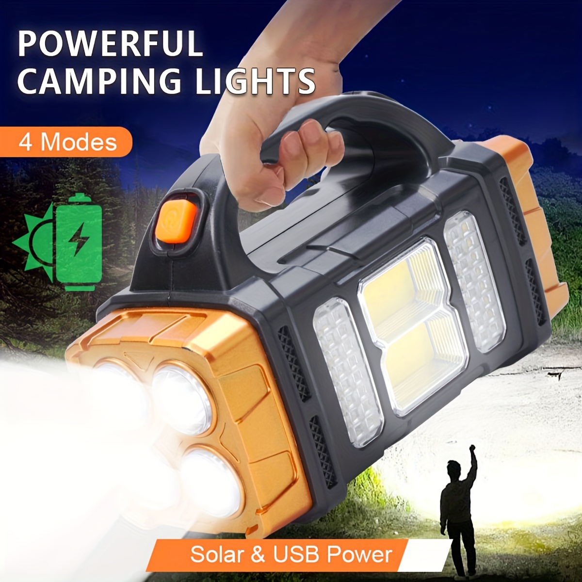 Zinc Outdoor Lighting - Nuova Torcia LED Solare Ricaricabile ad