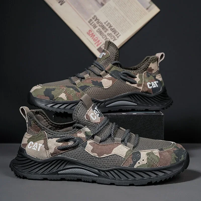 Outdoor Lighting High Quality - Sneakers mimetiche stringate da uomo scarpe