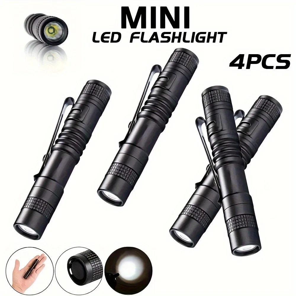 Zinc Outdoor Lighting - 1-4 pezzi mini torcia portatile con