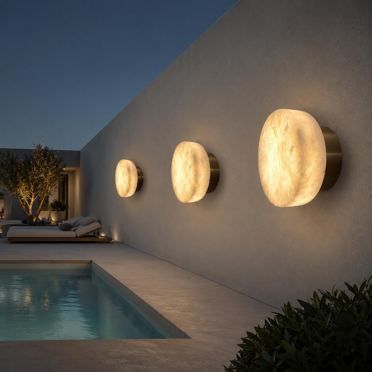 Applique da Parete Rotonda in  - Outdoor Lighting Year Round recensione e prezzo