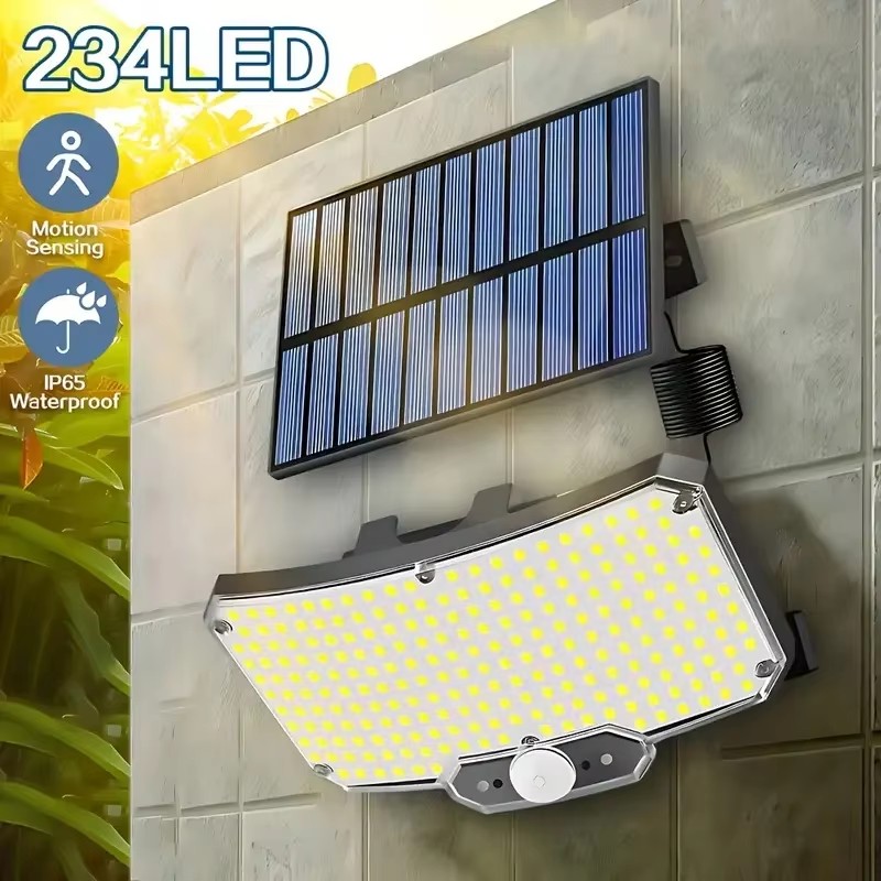 Luci Solari da Esterno 234LED  - Outdoor Lighting Solar recensione e prezzo