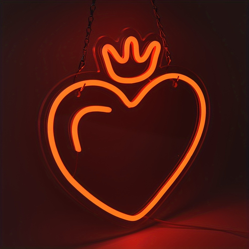 Insegna al Neon a Forma di Cuo - Outdoor Lighting Options recensione e prezzo