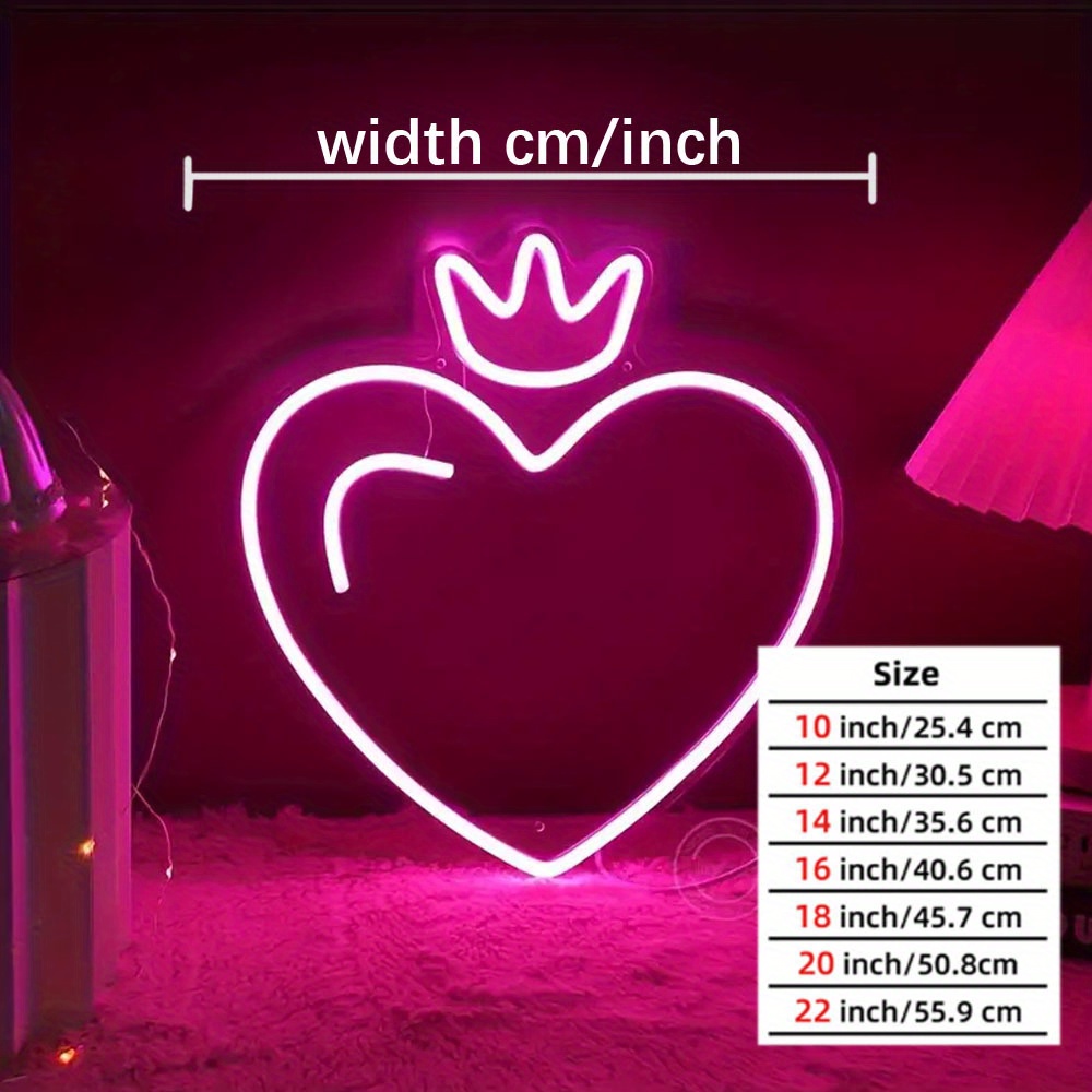 Insegna al Neon a Forma di Cuo - Outdoor Lighting Options recensione e prezzo