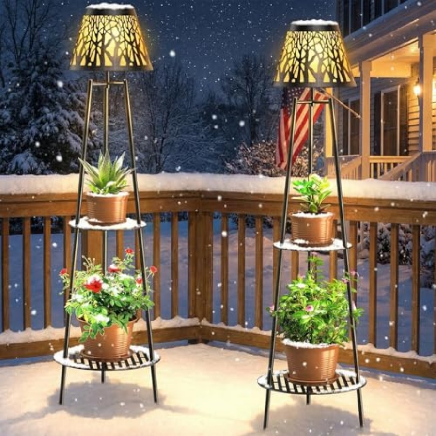 Set di 2 Lampade Solari da Est - Outdoor Lighting Solar recensione e prezzo