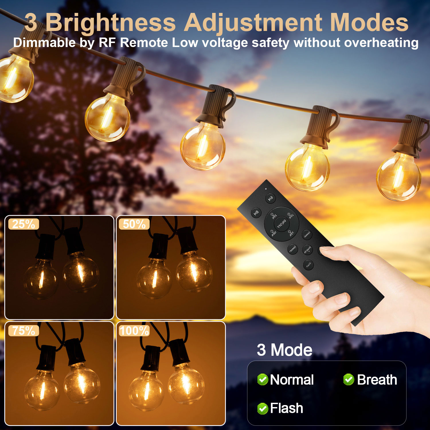 Luci a Stringa LED G40 15M 30M - Outdoor Lighting Year Round recensione e prezzo