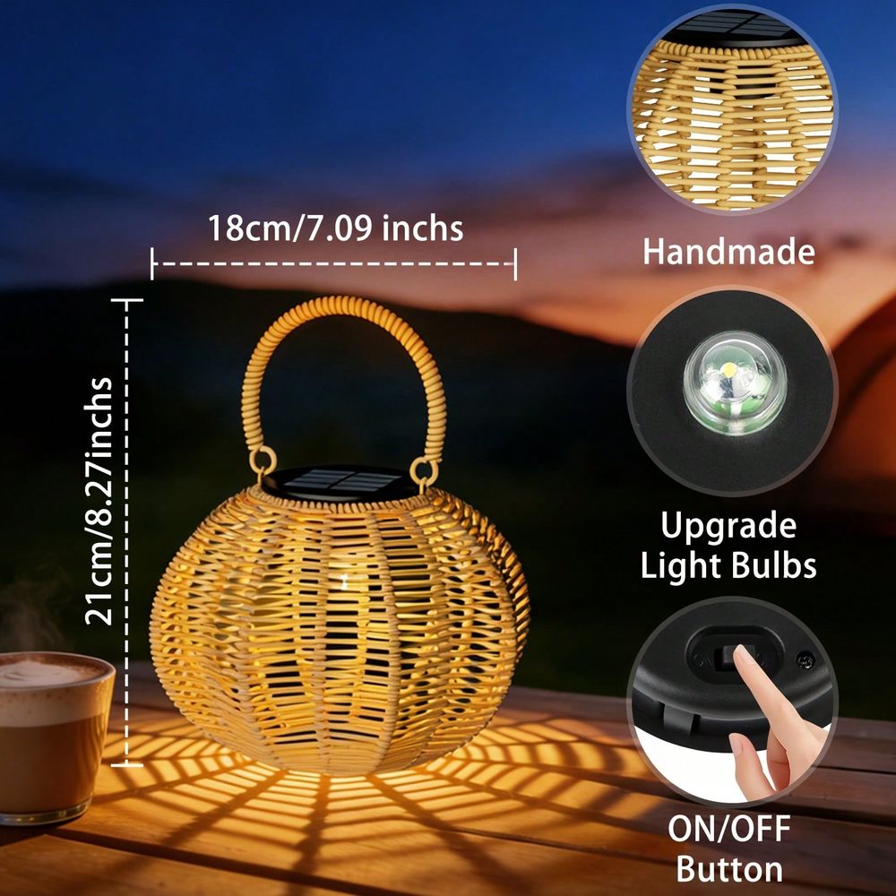 Lampada Solare in Rattan per A - Lighting Wedding Outdoor recensione e prezzo