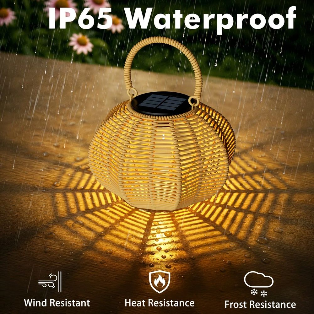 Lampada Solare in Rattan per A - Lighting Wedding Outdoor recensione e prezzo