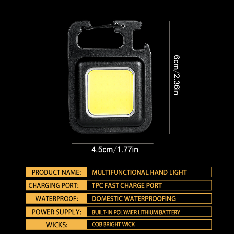 Torcia Portachiavi MINI COB Su - Zinc Outdoor Lighting recensione e prezzo